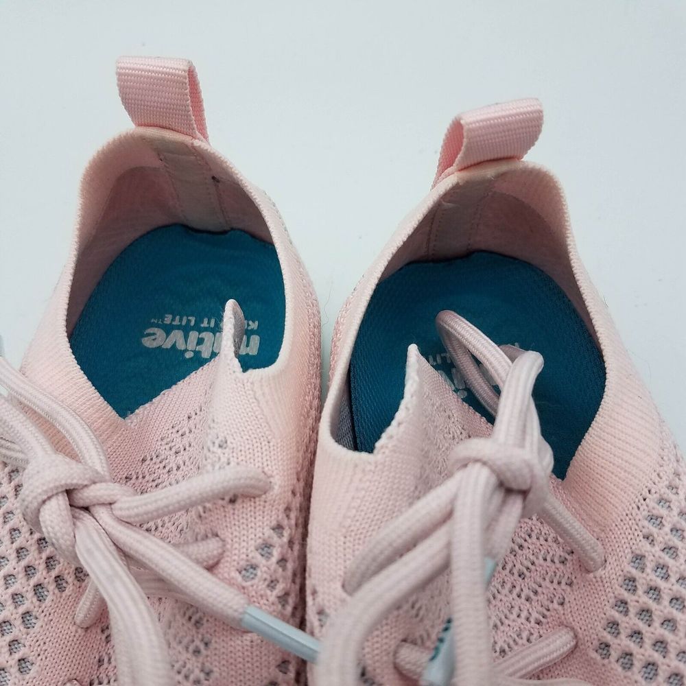 Native Women's 4.5 AP Mercury Liteknit Shoes Pink Sneakers 21103919-6799 - Picture 10 of 11